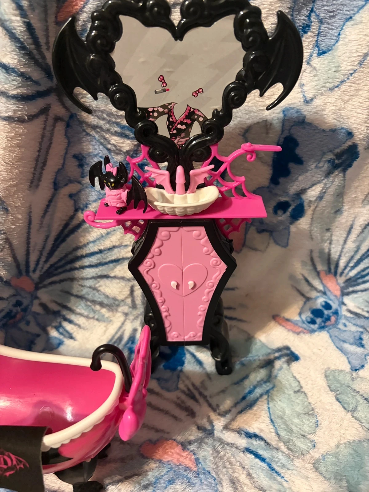 Ensemble Badkamer Draculaura Monster High - Spiegel en Badkuip Cercueil – photo 3